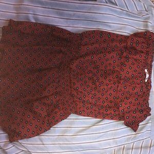 strapless romper size m with pattern!